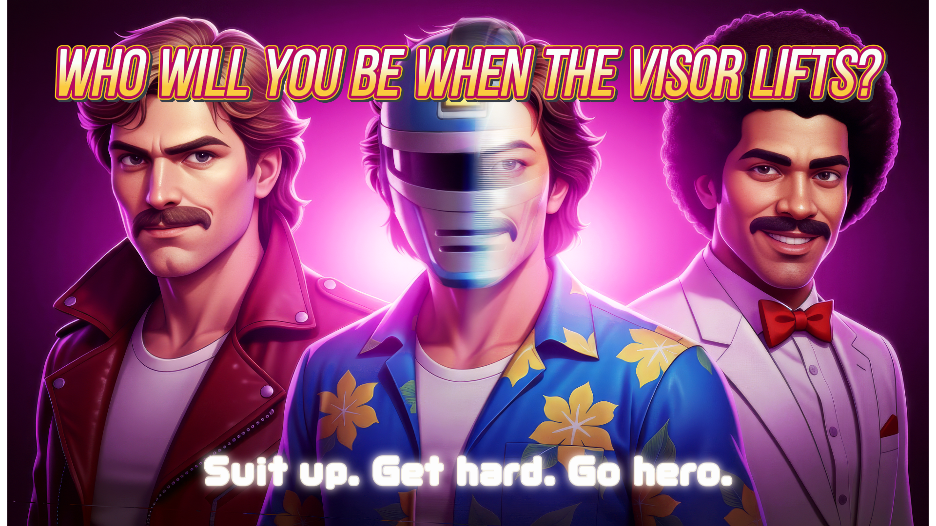 Who will you be when the visor lifts?